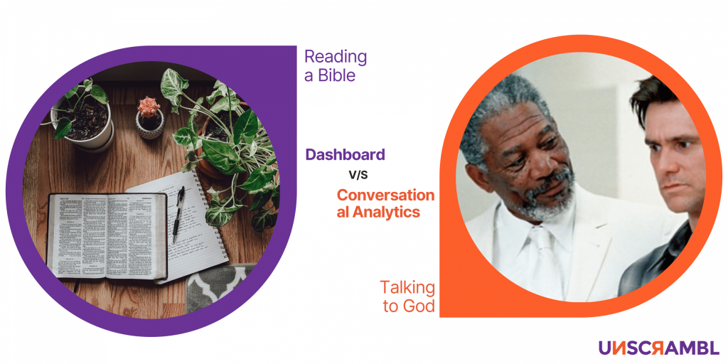 unscrambl | conversational Analytics is more useful than dashboard